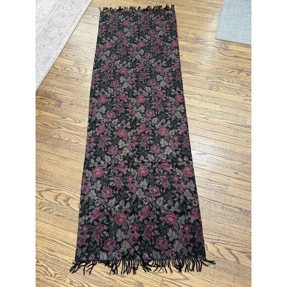 Loro Piana Floral Cashmere Scarf Wrap